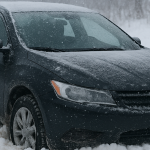 Car stuck in the snow, not winterized in Ruidoso